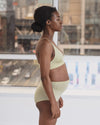 BASERANGE Bamboo Fiber and Cotton Wire-Free Wide-Brimmed Bra Collection Soft Underwear France BAS-BRTR-BL-AU25-PIER GREEN